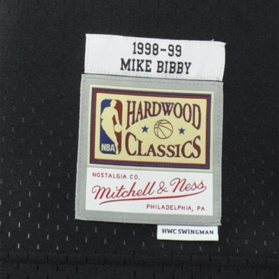 Camiseta Mitchell Ness NBA Vancouver Grizzlies Mike Bibby #10 98-99 Swingman Foto 2 de 3