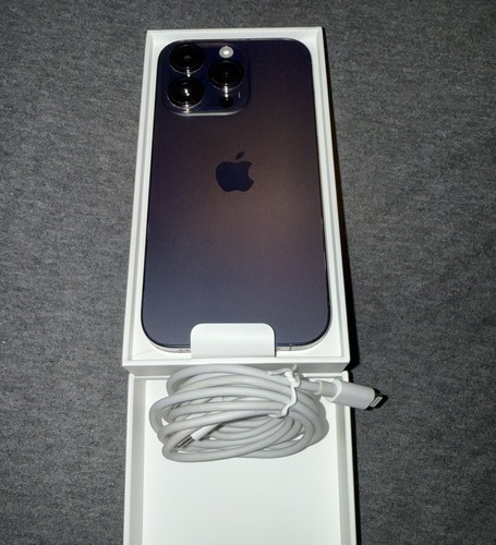 Apple iPhone 14 Pro 256 GB Purple Unlocked 5G E-Sim - Great Condition with Box - Afbeelding 3 van 7