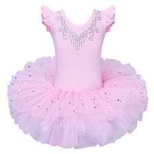 Girls Ballet Dress Sleeveless Gymnastics Diamond Ballet for Girl Ballerina
