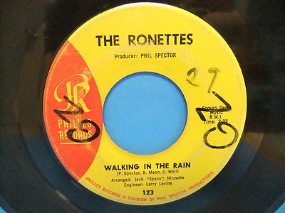 The Ronettes Walking In The Rain How Does It Feel? 1964 Philles 123 Phil Spector