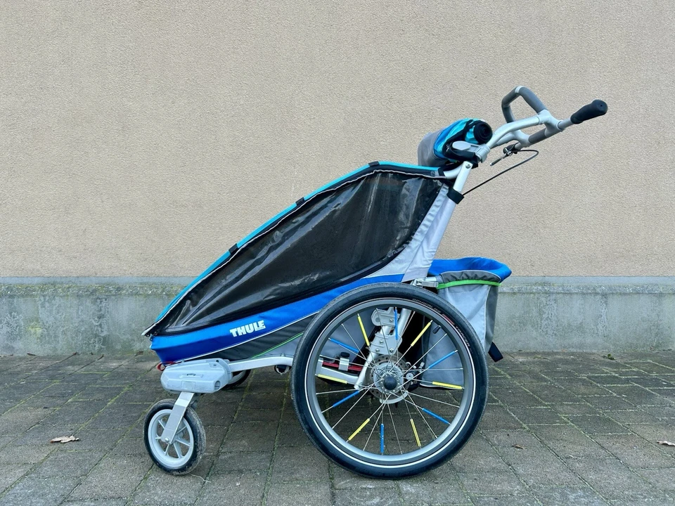 Thule Chariot Cross 2 Kinderanhänger Fahrradanhänger - Majolica Blue