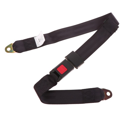 Car Auto Bus Seat Safety Belt Lap 2 Point Adjustable Retractable Univer GS - Picture 8 of 10