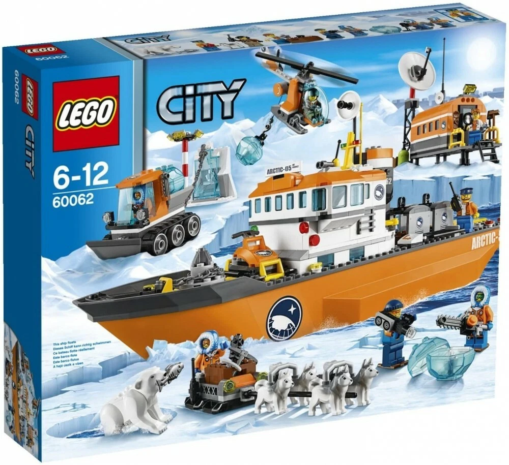 Lego city Ice breaker ship 60062 Toy for Children 6 to 12 years