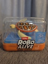 Zuru Robo Alive Robo Turtle Robotic Swimming Turtle Orange NEW