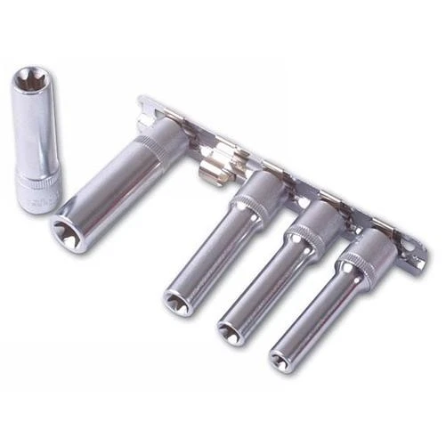 Laser Tools Deep Torx Star Socket Set 3/8"D 5pc From E8 to E14 61mm Long 3393 - Image 1 of 1
