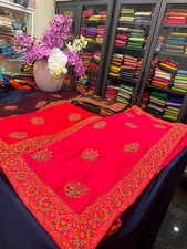Georgette Sari Indian Fancy Party wear Saree SAR2