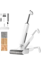 Wet Dry Vacuum Cleaner, 180°Lie-Flat Vacuum Mop All in One with Auto Self-Cleani