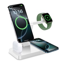 4in1 Magnetic Wireless Charger Dock Station For Apple Watch Air Pods iPhone 17e