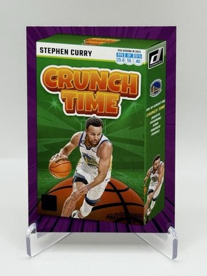 2023-24 Panini Donruss - Crunch Time Stephen Curry #6 Press Proof Purple