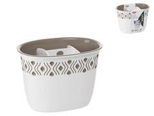 Stefanplast Tosca Cutlery Drainer,Polypropylene,Turtle Dove,19x13 White