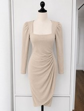 Damen Kleid Beige/Nude   Gr. XS