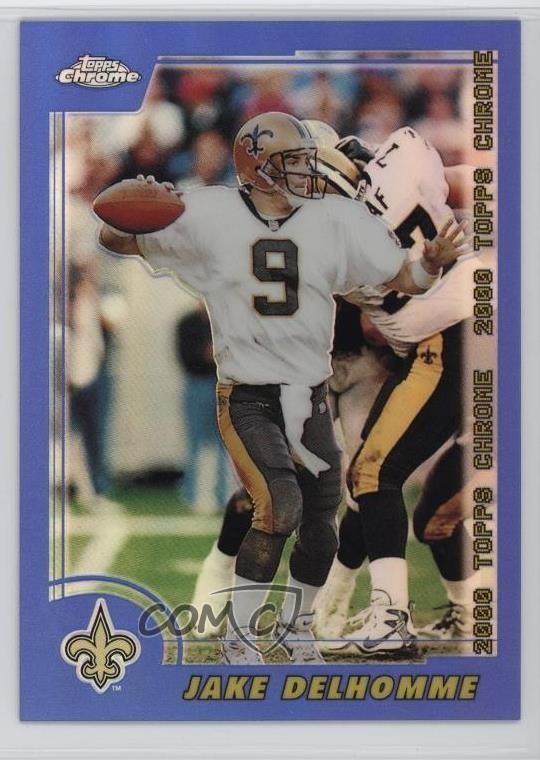 2000 Topps Chrome Refractor Jake Delhomme #155 1l2