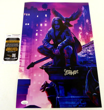 James O'Barr Authentic Signed 12x18 "The Crow" Art Photo Autographed JSA COA