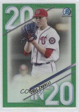 2020 Bowman Draft 20 in '20 Green Refractor 69/99 Cade Cavalli #20IN20-CC 0i40