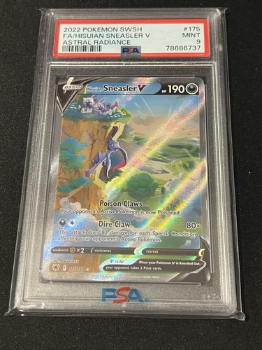 Hisuian Sneasler V graded PSA 9 for sale on eBay
