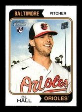 2023 Topps Heritage DL Hall #189 RC Baltimore Orioles