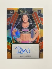 2024 Panini Select WWE Dani Palmer #SL-DPL Red Prizm Signatures Auto RC /99
