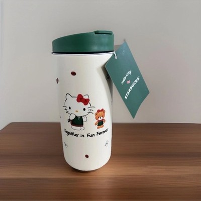 Starbucks×Hello Kitty ステンレスボトル 591ml New 2024 Taiwan Starbucks x HELLOKITTY 16oz SS Tumbler | eBay