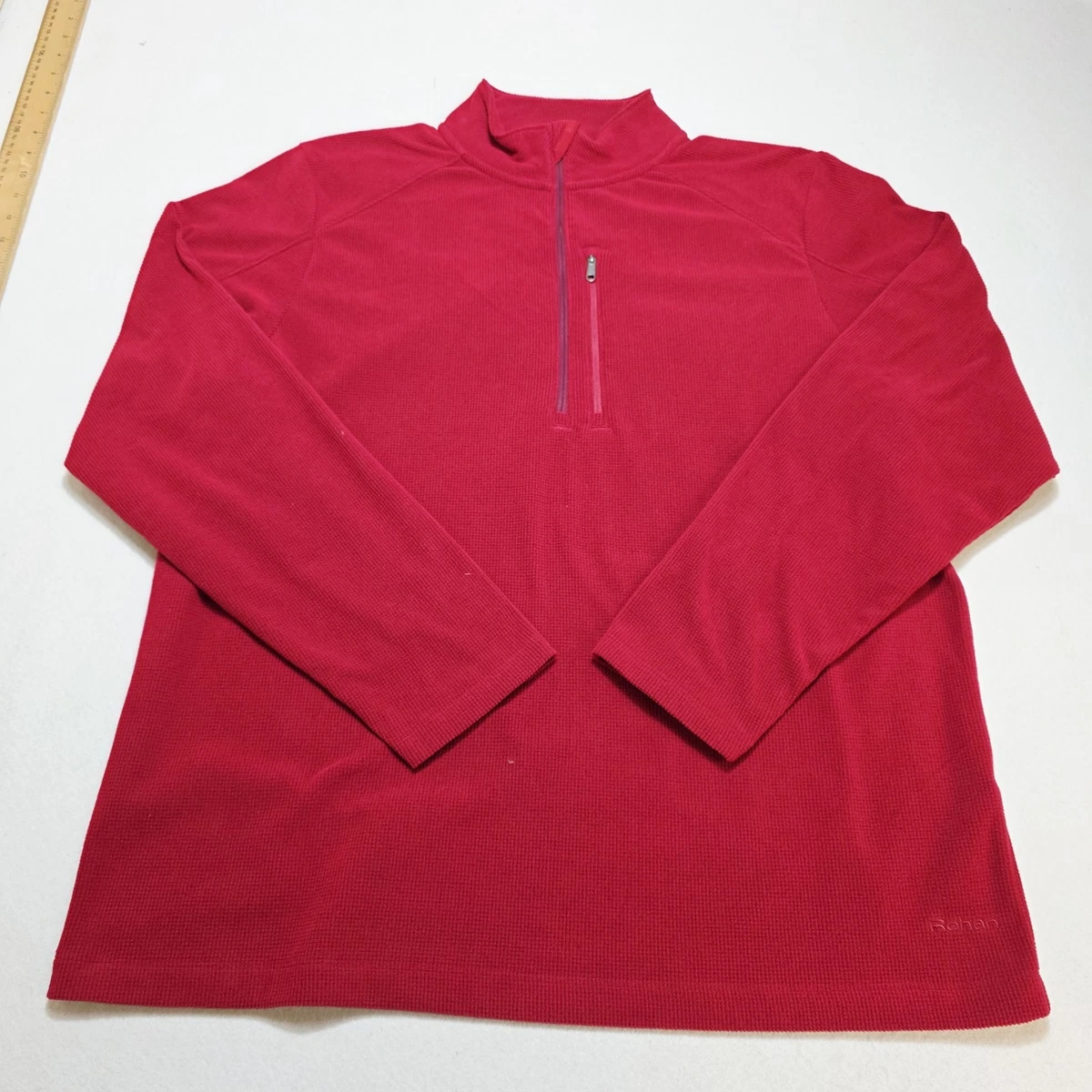MENS RED ROHAN TROPICAL SHIRT SIZE 38 CHEST