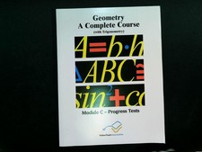 VideoText Geometry Complete Course Module C Progress Tests