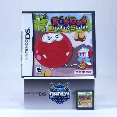 Dig Dug Digging Strike Replacement Cover Art - Tested - Nintendo DS