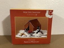 Dept. 56 Christmas Village Home Town Tradition American Heartland Winter Camping