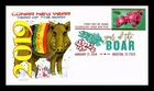 US COVER LUNAR NEW YEAR OF THE BOAR FDC PICTORIAL CANCEL PANDA CACHET