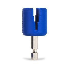 GRIP Drill Bit Guitar String Winder, Rubber Lined (MN220) | String Peg Winder