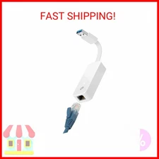 TP-Link USB to Ethernet Adapter, Foldable USB 3.0 to 10/100/1000 Gigabit Etherne