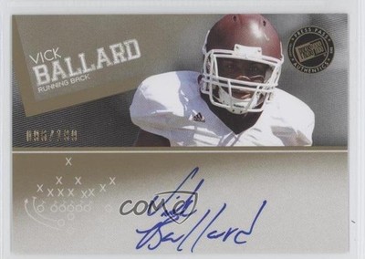 2012 Press Pass Signings Gold 96/199 Vick Ballard #PPS-VB2 Rookie Auto RC 0f8