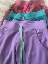 FIGS Zamora Technical Collection Scrub Pants Joggers -Lot Of 3  Size S/P And XXS