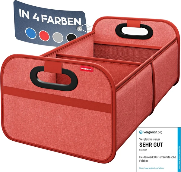 Kofferraumtasche Faltbar Mit Anti-Rutsch-Klett - Kofferraum-Organizer, Auto Falt-image
