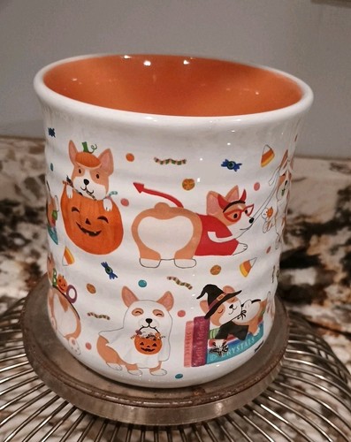 Corgi Halloween Ceramic Mug by Clementine 16-oz No Chips, Cracks Crazing CUTE! - Picture 3 of 5