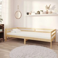 Tagesbett 90X200 Cm Mit Matratze Massivholz Kiefer