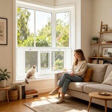 Cat Door for Window, Pet Access Panel