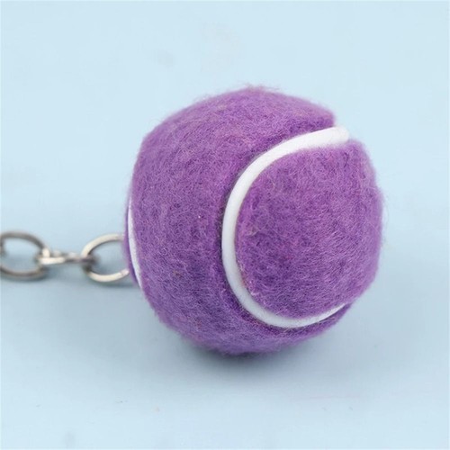 Chain Sports Chain Tennis Ball Key Chain Tennis Ball Pendant Tennis Key Ring - Picture 10 of 12