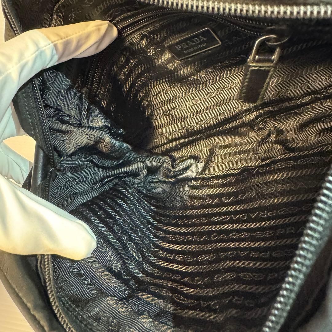 Excellent Condition PRADA Shoulder Bag Camera Bag   Model Triangle Logo Black thumbnail 9