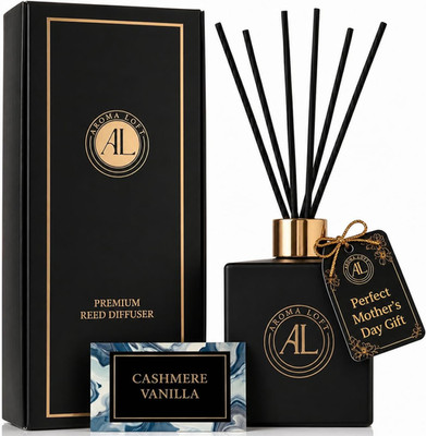 Black Reed Diffusers for Home | Premium Fragrance Diffuser | Reed Diffuser Stick