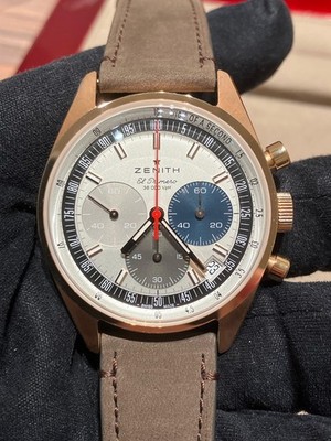 Zenith Chronomaster Original 18K Rose Gold - RRP £20,900 - 18.3200.3600/69.C901