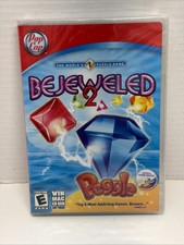 Bejeweled 2  Peggle by Pop Cap CD-Rom PC Windows Mac NOS NEW SEALED