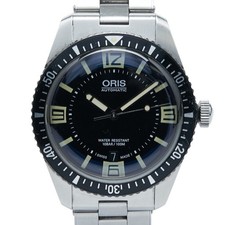 Oris Divers 65 Watch 01 733 7707 Automatic Black Dial Stainless Steel Men's 2