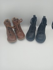 Lot Of 2 Little Girls Boots - Size 10 11