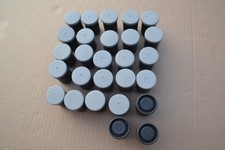 Vintage Black Plastic 35mm Film Canisters Containers. Lot of 27.