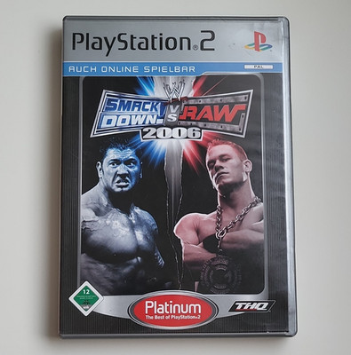 THQ WWE SmackDown vs. Raw 2006 Platinum   PS2, PAL, USK 12, Handbuch