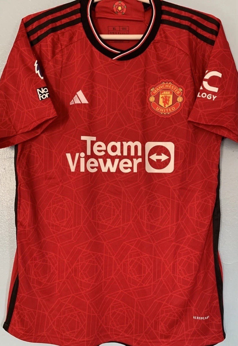 Alejandro Garnacho Signed MU 2023/24 Home Jersey Autographed Shirt