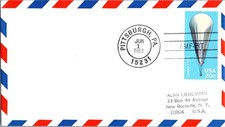 USAir First Flight Pittsburgh Pennsylvania AMF - Charlotte North Carolina - RARE
