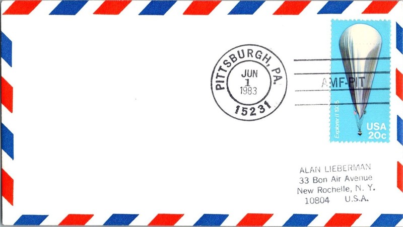 USAir First Flight Pittsburgh Pennsylvania AMF - Charlotte North Carolina - RARE
