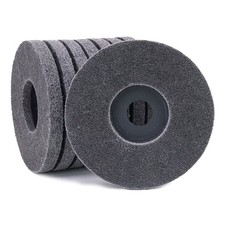 5x Vlies Polierscheibe Schleifscheibe Schleifvlies Scheibe 125mm Schleifgewebe