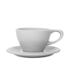 not Neutral LINOLGR240CS Lino 8oz/240ml Light Gray Small Latte Cup &