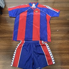 Vintage 90s Kappa Barcelona Stoichkov 8 Jersey & Shorts Jersey Sz 6 Pants Sz 12